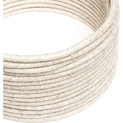 Creative-Cables The Original Ultrasoft Silicone Cable 2x0.75 mm² (50 m, Natural Neutral RN01) (1/2)
