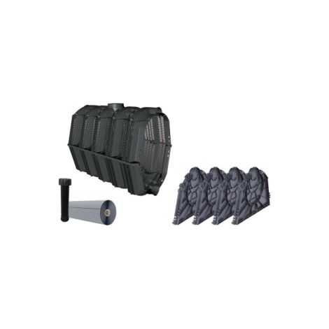 SICKER-TUNNEL TWIN KOMPLETTSET PKW 1200 L