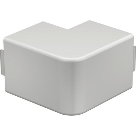 OBO Bettermann Außeneckhaube 60x60mm Polyvinylchlorid reinweiß RAL 9010, 2 Stück, 6192319 (1/3)