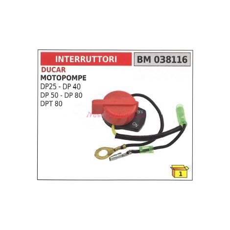 Interruttore DUCAR motopompe DP 25 40 50 80 DPT 80 038116