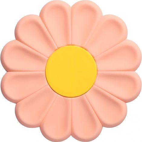 Dessous de plat en silicone 17 cm, antidérapant et résistant à la chaleur pour casseroles et plats chauds. (1/5)