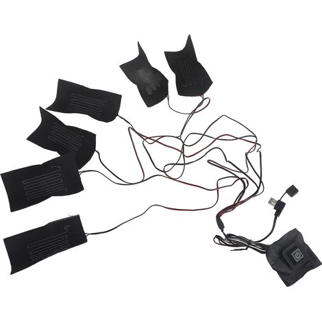 Tapis chauffant électrique portable USB pour vêtements, lavable et chaud (1/5)