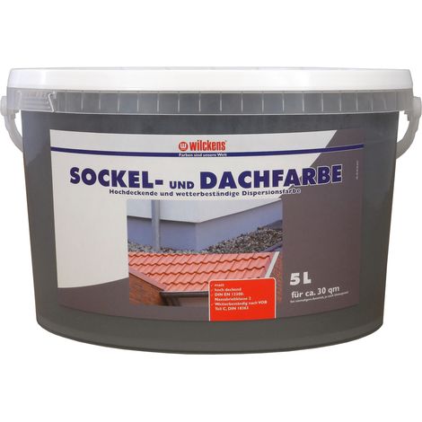 Wilckens Sockel-&Dachfarbe Schiefer matt 5l 13371500090