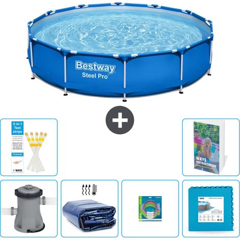 Bestway Steel Pro Rund - 305x76 cm - 7-teilig S229