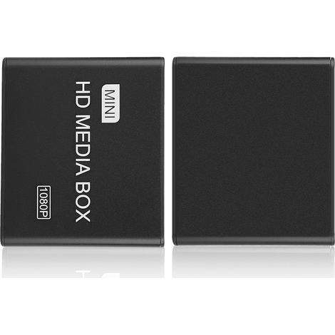 Lecteur vidéo réseau K8 1080p Mini avec décodeur HDMI HD, lecteur de disque dur, UE 100-240 V (1/5)