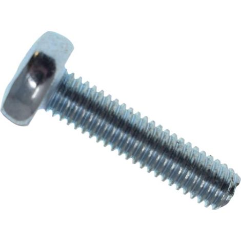 METALMATE Machine Screw Pozi Compatible Pan Head Zp M6 x 25mm Box 25