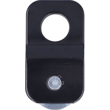 Polea de cabrestante con capacidad de carga de 4 toneladas/8800 lb, bloque de extracción de acero de alta resistencia, color negro para recuperación todoterreno.
