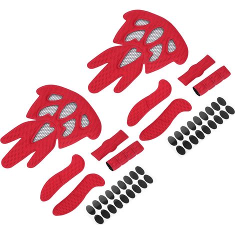 Kit de 2 doublures de casque universelles avec moustiquaire pour vélo et voiture électrique. (1/5)
