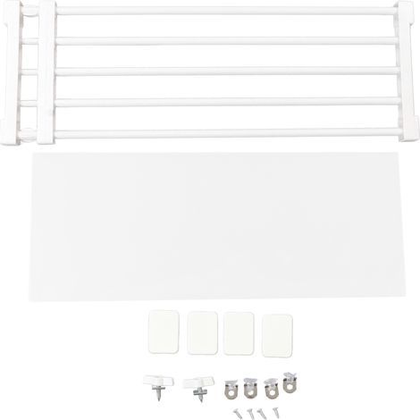 Étagère de tension de placard extensible sans clous, diviseur d'armoire, support de rangement pour armoire de 75 à 120 cm de longueur (1/5)
