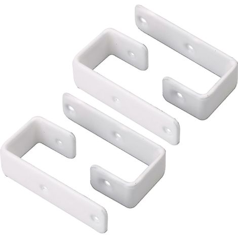 Paquete de 4 ganchos para escaleras de literas con tornillos, para uso doméstico. (1/4)
