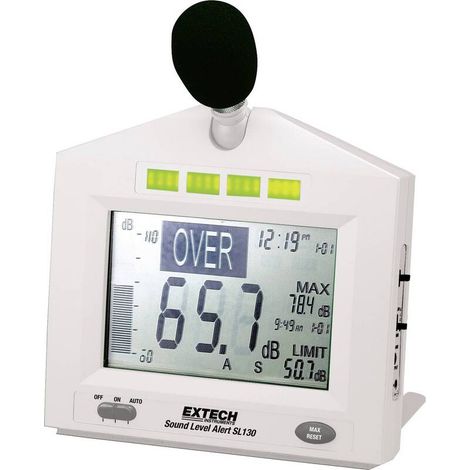 [GEBRAUCHT] B-Ware Extech Schallpegel-Messgerät SL130W 30-130 dB Messgerät Lärmpegel 31.5-8000 Hz (1/2)