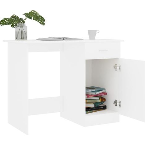 Bureau Blanc 100 x 50x76 (1/5)