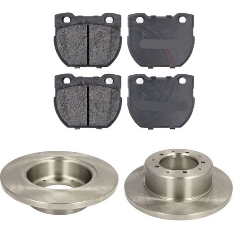 KIT FRENI POSTERIORI compatibile con LAND ROVER DEFENDER CABRIO, PICK-UP, STATION WAGON (L316) - DISCHI + PASTIGLIE OEM: FDB1994, FDB844 / 15616 , 18147 /SOSTITUZIONE DIRETTA/BASSA POLVERE/SILENZIOSO (1/5)