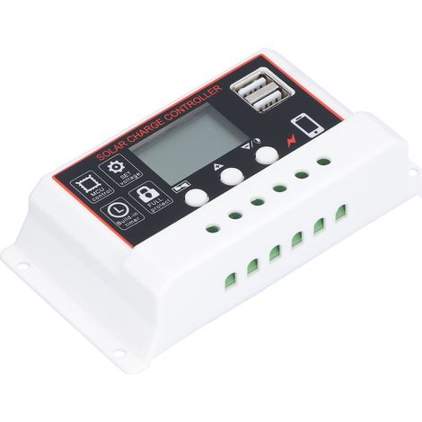 Batterie-Solar-Laderegler, Lithium-Laderegler, einfache Schutzfunktion, Photovoltaik-Laderegler, 30 A (1/5)
