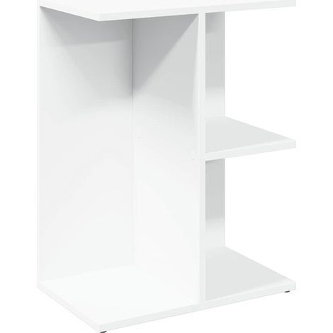 Maison Exclusive - Nachttisch Weiß 46,5x29x61 cm Holzwerkstoff