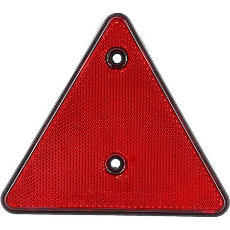 Réflecteurs rouges, réflecteur triangulaire professionnel de haute qualité, durable pour les camions Les camions utilisent des remorques Utilisez des remorques. (1/5)