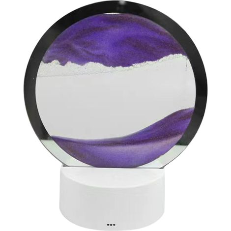 Fließender Sand – Tischlampe mit Treibsand-Motiv, LED-Tischleuchte für den Nachttisch, Tischdekoration, innovatives Geburtstags- oder Weihnachtsgeschenk