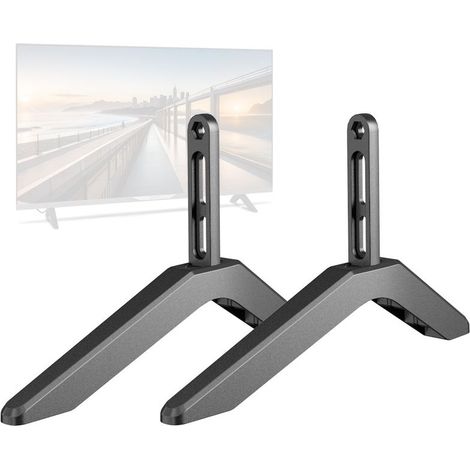 Support de télévision universel en métal, compatible pour téléviseurs de 32 à 65 pouces, fixation murale solide et ajustable