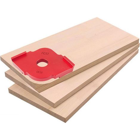 Halbrunde Winkelpositionierungslehre für die Holzbearbeitung, R-förmige Bogenlehre R5-R25 R10-R15 R20-R30 (1/4)
