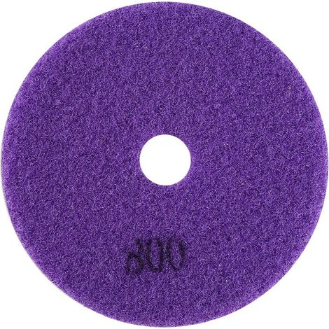 Tampon de polissage de roue diamantée humide 100 mm 4 "pour pierre de marbre granit (granularité 800)