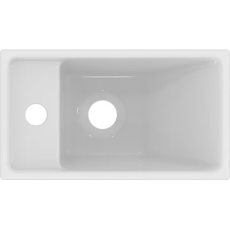 Ideal Standard I.Life S Vessel Washbasin 370mm Wide Left Hand - 1 Hap Hole