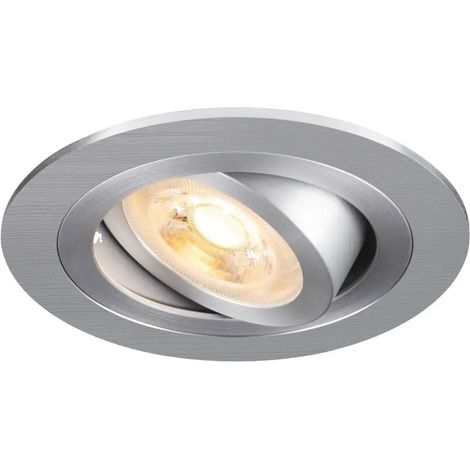 [NEUWERTIG] B-Ware Slv 1007376 New Tria 75 Led Einbauleuchte Downlight Aluminium Rund Dimmbar