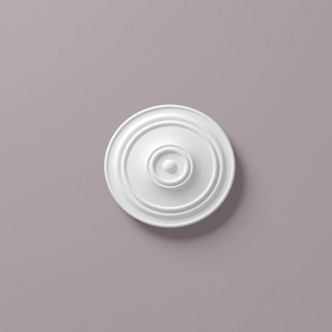 Ceiling rose NMC R15 ARSTYL Noel Marquet Deco element timeless classic design white diameter 56 cm