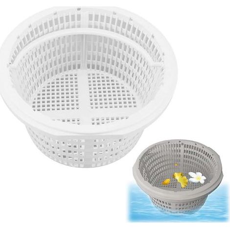Pool Skimmer Basket, 19 cm Replacement Skimmer Basket, Multi-Purpose Skimmer Filter Basket for Pool Cleaning, Replacement Skimmer Basket, Pool Pre-Fil (1/5)