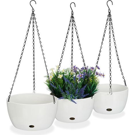 Hangende korbe mit wasserbehaltern im 3er set 8