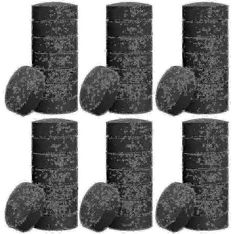 100 pastilles de charbon de bois pour cheminée barbecue camping et ébullition d'eau - Combustible longue durée et efficace (1/3)