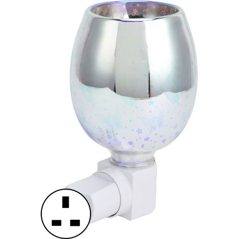 Lampe fondante électrique 3D sans fumée, veilleuse pour chambre et salon, décoration, prise UK 220V (1/5)