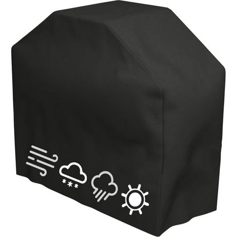 Grillabdeckung für den Außenbereich, Abdeckung, Grillplane, 210D Oxford Grillschutz, geeignet für Wind/Sonne/Wasser, Abdeckung passt auf die meisten Grills (120 x 66 x 120) (1/4)