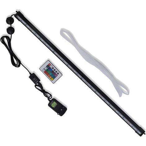 Lampe à bulles LED vidaXL pour aquarium RGB 71 cm (1/5)