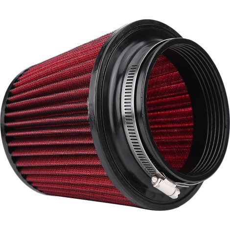 Filtre à air conique universel 100mm, admission haute performance pour modification automobile (1/5)