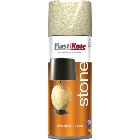 PlastiKote Stone Touch Spray Paint in Santa Fe Sand, 400ml (1/2)