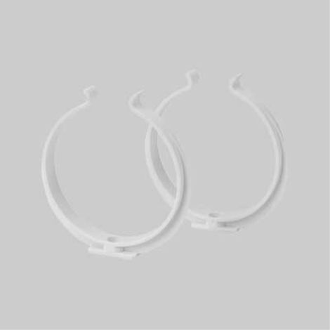 Kit staffe fermatubo per tubo tondo ø 100 mm - confezione 2 pezzi PES (1/2)