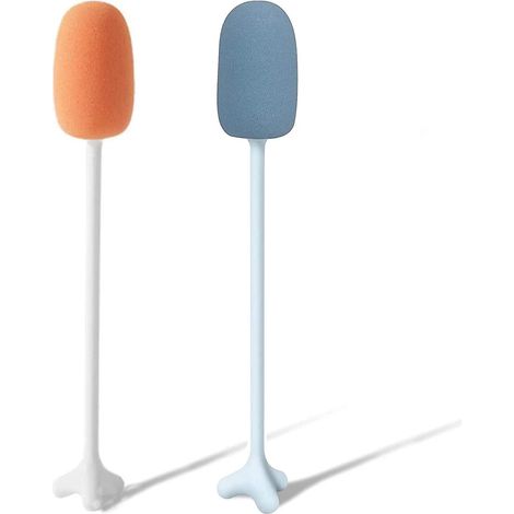 ponge Brosse Nettoyage Avec Long Manche Doux Nettoyant Laveur Biberon Ensemble De Brosses De Nettoyage Polyvalentes Et Polyvalentes Pour Verres, C (1/5)