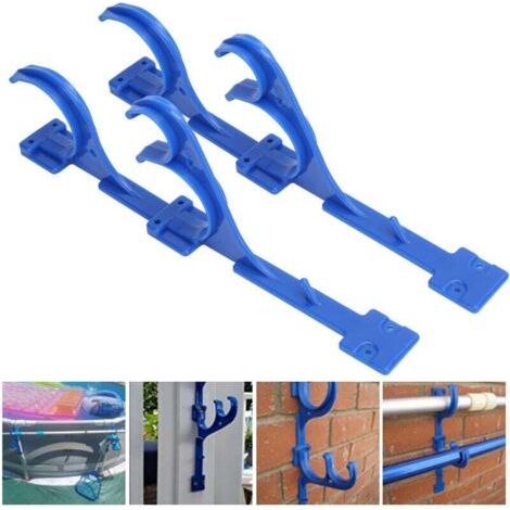 Kunststoff-Poolhaken zum Aufhängen von Schwimmbecken, Teleskopstangen, Saugschläuchen und Gartengeräten