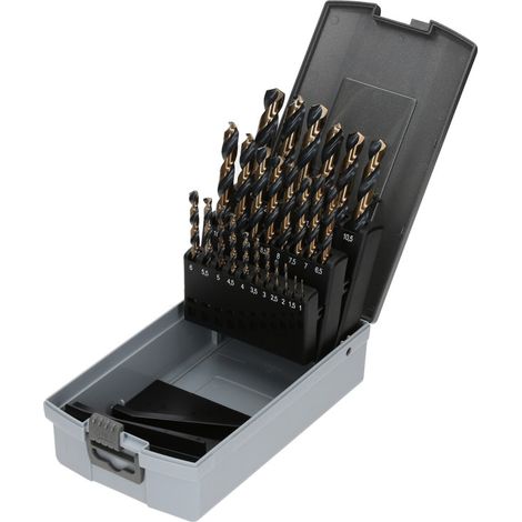 COFFRET DE 25 FORETS HSS TAILLÉS MEULÉS - HANGER - 155193 (1/3)