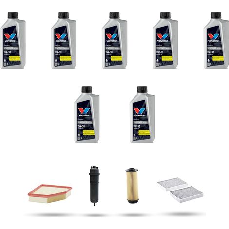 Kit tagliando 4 FILTRI e 7L OLIO compatibile con Bmw serie 5 (G30,G31,F90) 530d 183kw dal 2016 (1/5)