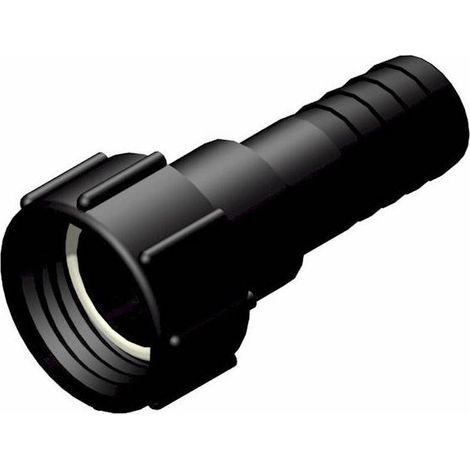 Raccord femelle 2" S60x6 - male cannelée droit Ø 38mm