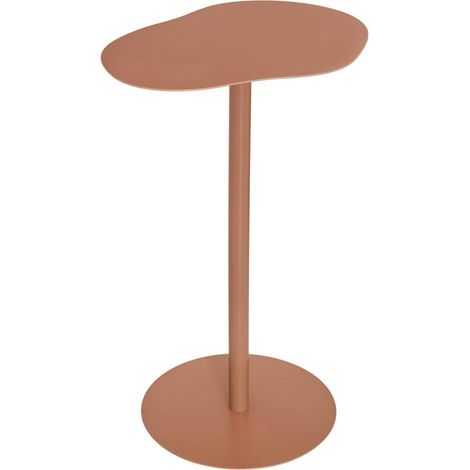 Table d'Appoint en Métal "Sora" 50cm Terracotta (1/3)