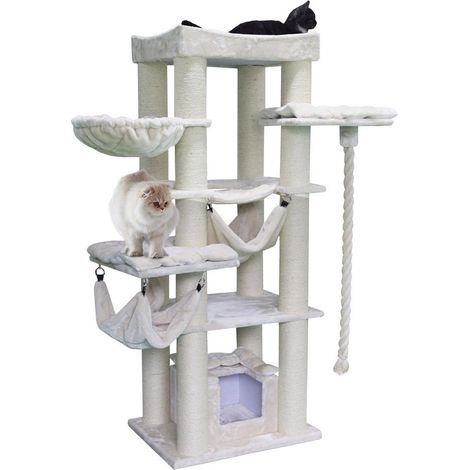 Nobby Kratzbaum Rubi H 197 cm cream Kratzbaum