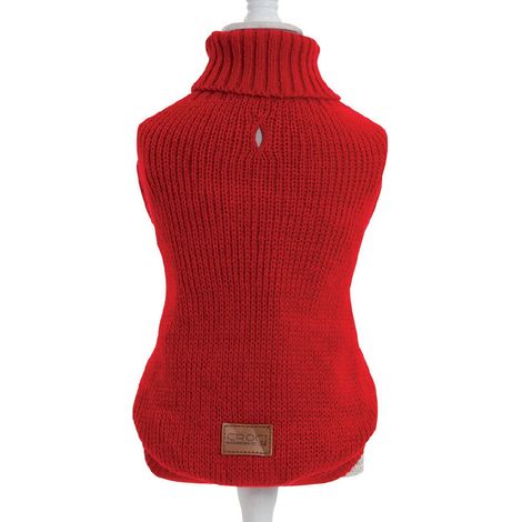 Cappottino 20 cm: Maglione Siviglia con foro per guinzaglio per cani