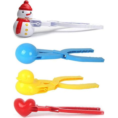 Emporte-pieces Boules De Neige - Ensemble De 4 Moules En Forme De Coeur - Pour Neige Ou Sable - Jouet Extérieur Familial - 4 Pièces (1/5)