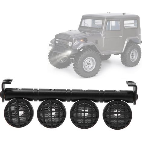 Barre d'éclairage LED 5V 22mm pour crawler RC 1/10, accessoire tuning pour véhicule RGT - Noir FZ0032