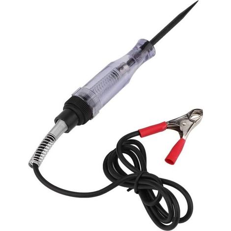 Stylo testeur de tension, Stylo de Test Électrique ​6V 24V DC Testeur de Circuit Stylo de Test Électrique Tension éLectrique Stylo Test ÉLectrique Automatique