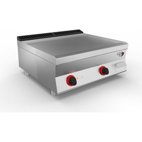 SOFRACHEF - Top plancha électrique - L 800 mm - AISI 430 lisse - Sofraca