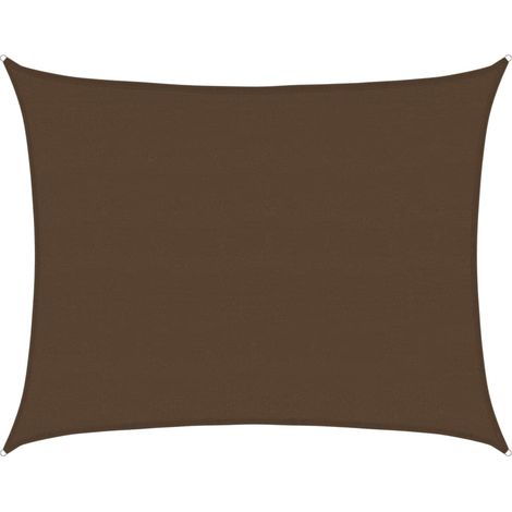 Maison Exclusive - Sonnensegel 160 g/m² Braun 6x7 m HDPE