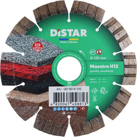 Distar Maestro Diamanttrennscheibe H12 125 x 2,2/1,3 x 22,23 mm
